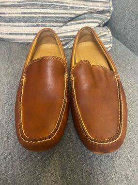 Sperry Mens Size 7.5  Gold Cup Memory foam Leather Slip-On Loafers Driving Shoes